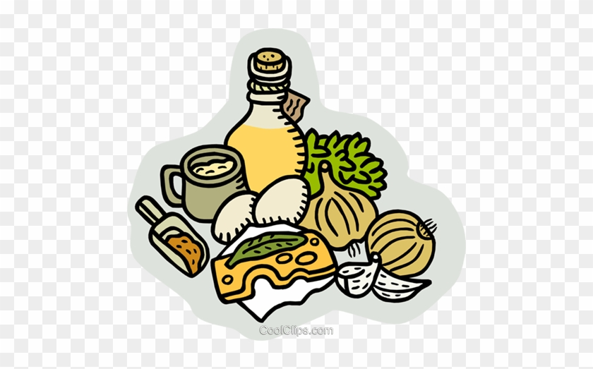 Salad Dressing Ingredients Royalty Free Vector Clip - Clip Art #1279954