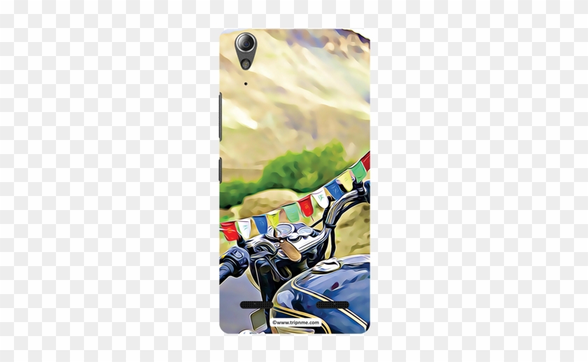 Mobile Case For Lenovo A6000 Bike Flags - Mobile Phone #1279979