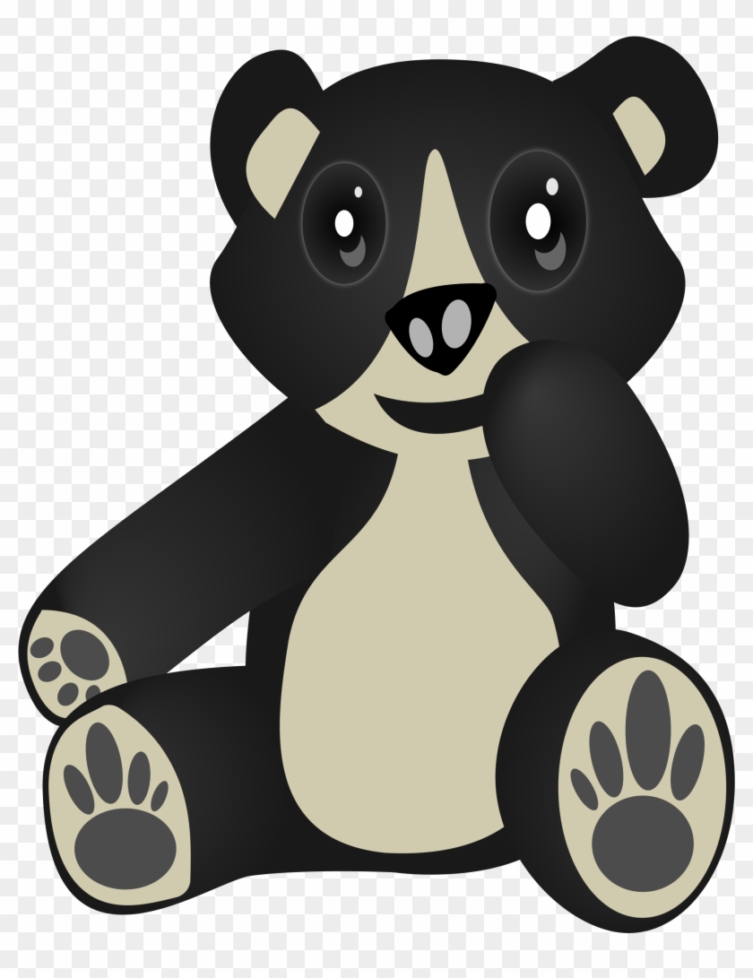 Big Image - Spectacled Bear Clip Art #1280066