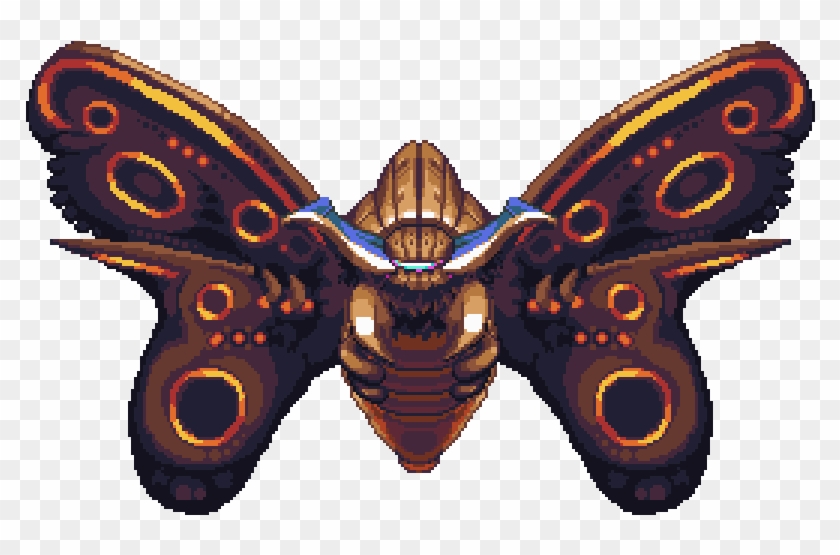 Moth Boss By T-free - Cross Code Pixel Art #1280131
