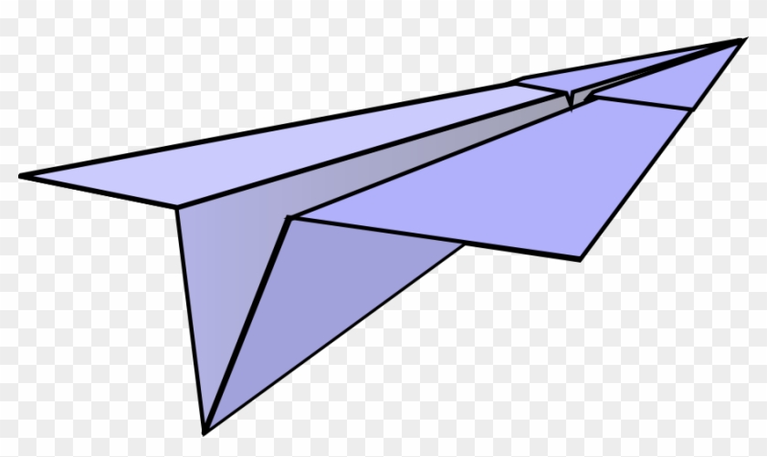 Aircraft Carrier Clipart - Paper Airplane No Background #1280138