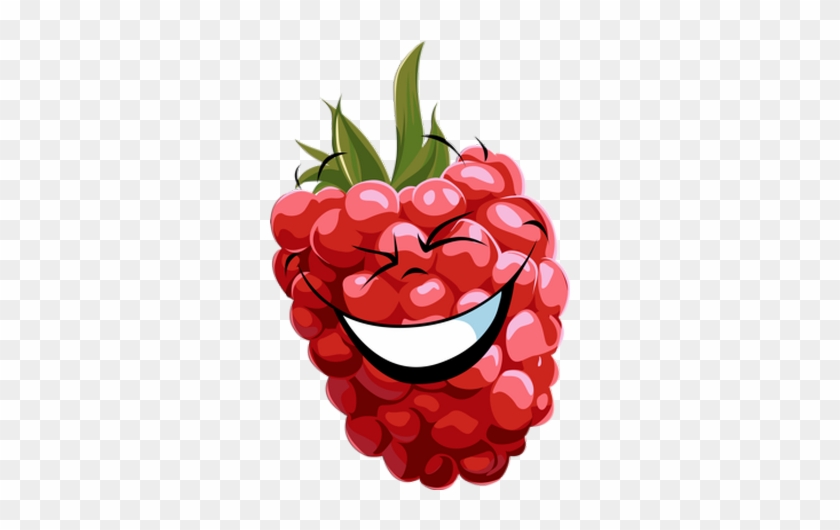 Emoticône Fruit - Raspberry Cartoon #1280174
