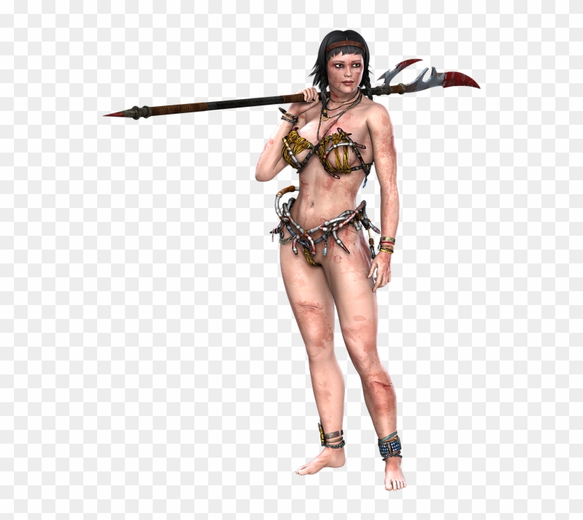 Free Ilration Girl Tribal Sword Warrior Image On - Woman Warrior #1280326