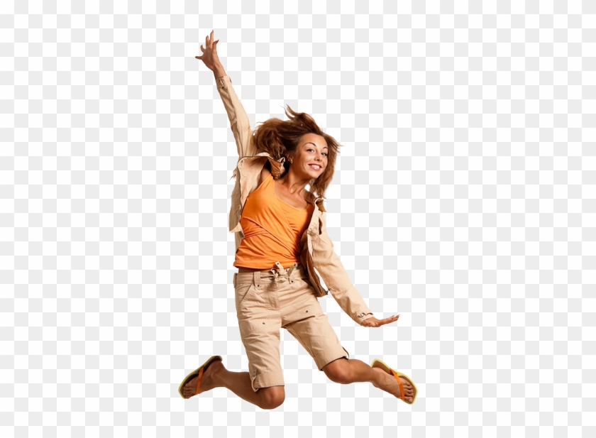 Girl Jumping Of Png #1280348
