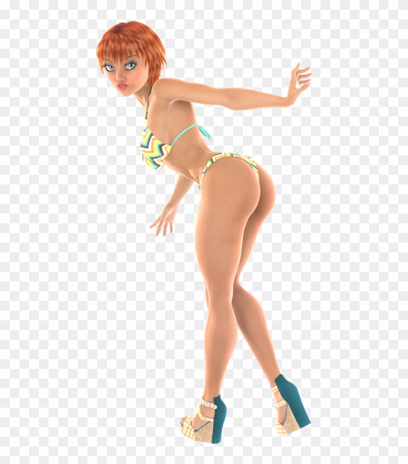 Sassy Beach Girl Png By Supremegoddess - Girl On The Beach Png #1280371