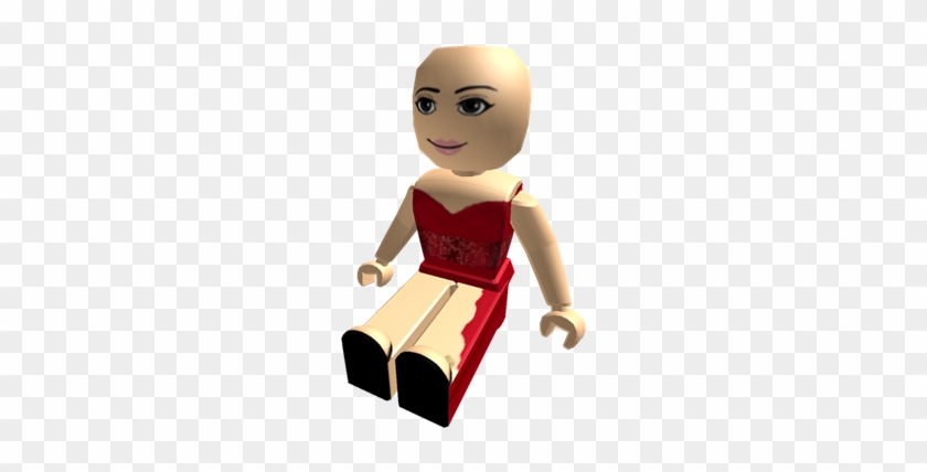 Bald Red Dress Girl Sitting Bully Girls In Roblox Free Transparent Png Clipart Images Download - sit roblox