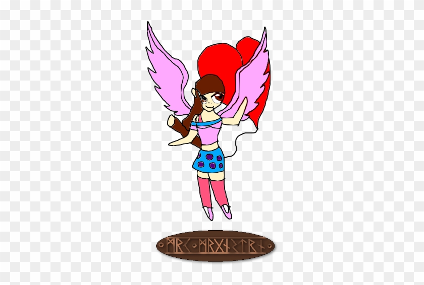 Shy Fly, Pink Winged Angel Chibi [request] By Mrc Mrgnstrn - Cartoon #1280409