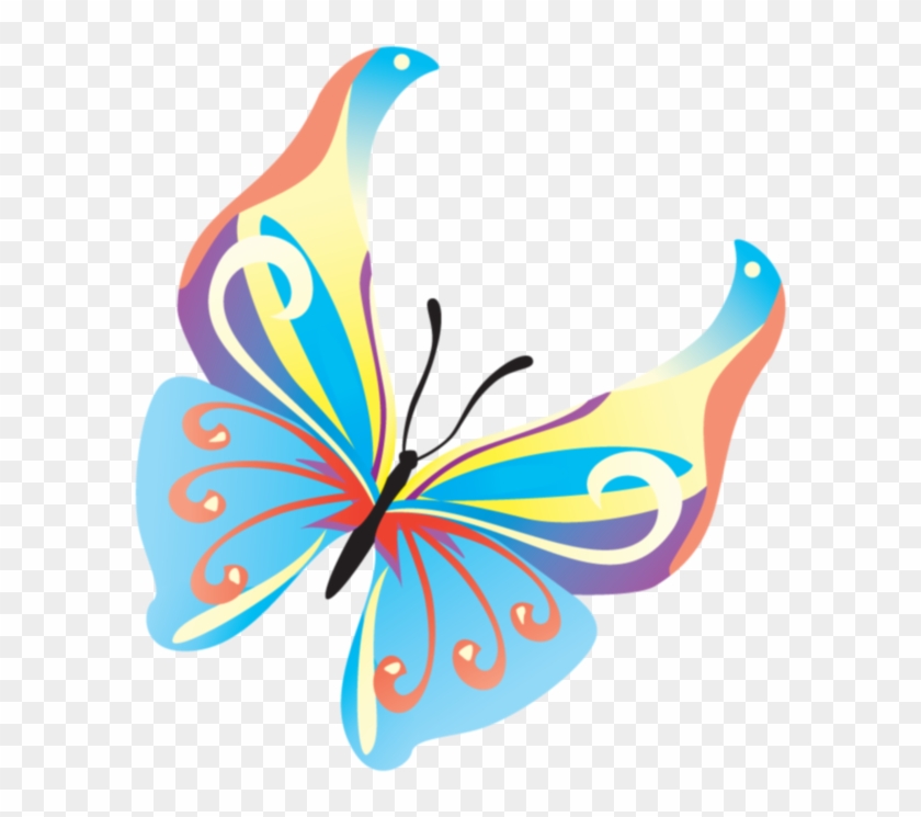 Бабочки На Прозрачном Фоне - Transparent Background Butterfly Clipart #1280414