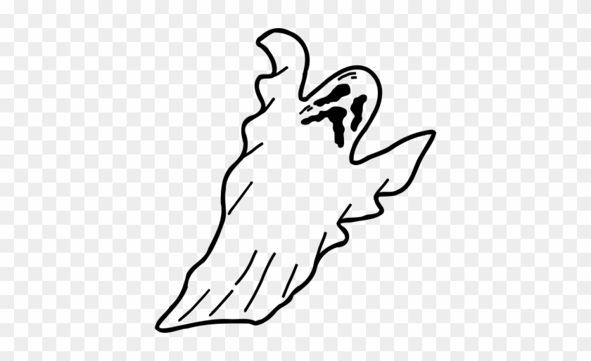 Ghost Clipart U0kuba Clipart - Scary Ghost Outline #1280454