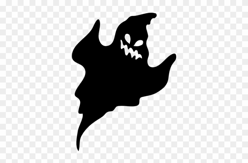 Black Ghost Silhouette - Ghost Silhouette Png #1280470