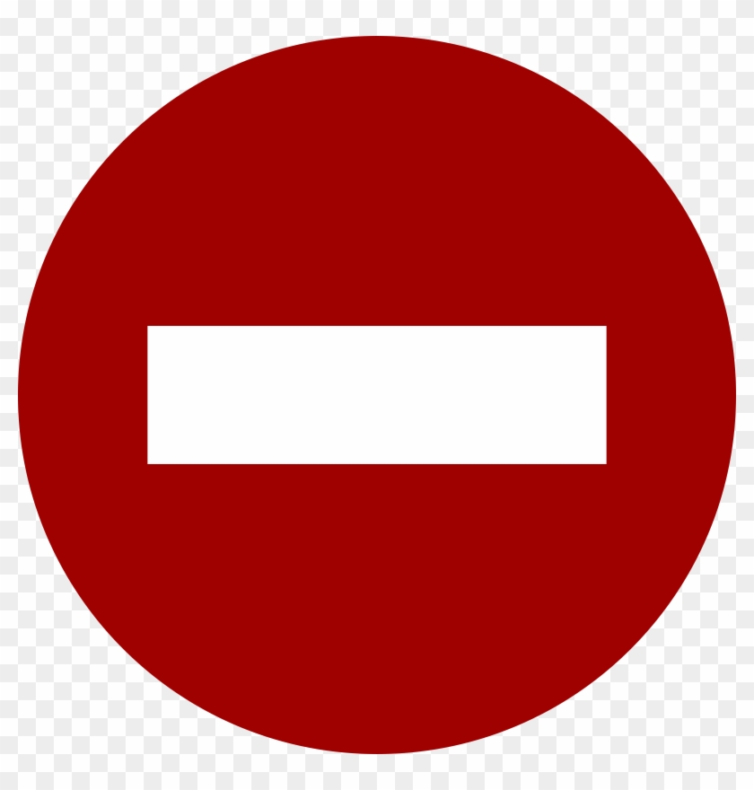 Big Image - Road Sign No Entry #1280479
