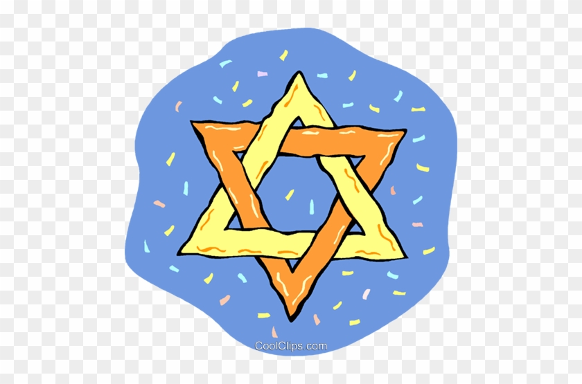 Star Of David Royalty Free Vector Clip Art Illustration - Jewish Star Clip Art #1280498