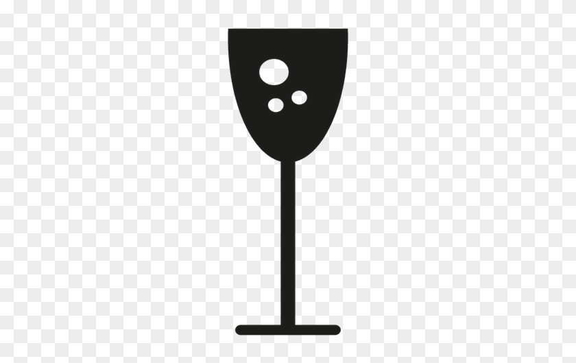 Wine Glass Icon Silhouette - Glass #1280503