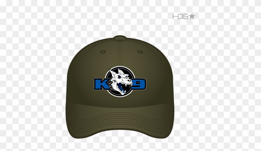 Newman Police K-9 Association Olive Flexfit® Hat - Police K9 Hat #1281037