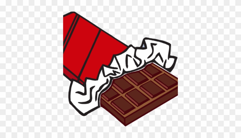 Clip Art Of A Chocolate Candy Bar - Chocolate Bar Clip Art #1281085