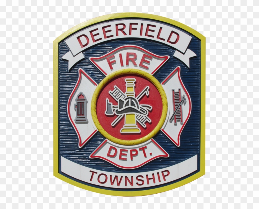 Deefield Township Fire Department Sign - Gvgs Shop 1 Pc Leading Popular Fire Rescue Vinyl Sticker #1281185