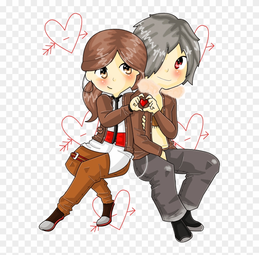 Animated Gif Transparent, Anime, Love, Free Download - Love Couple Sticker Gif #1281325