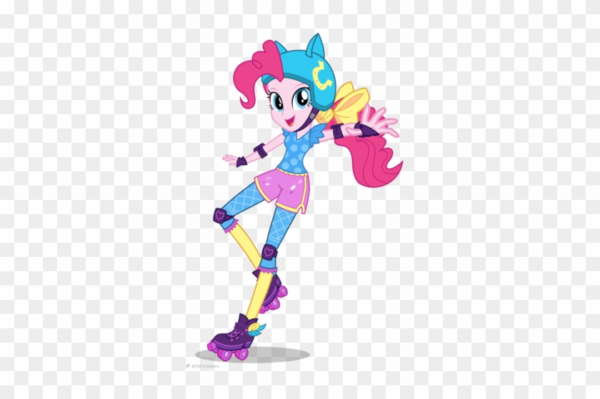 Friendship Games Pinkie Pie Sporty Style Artwork - Pinkie Pie Roller Skates #1281455