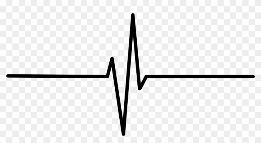 Line Clipart Heartbeat - Heart Rate Vector #1281457