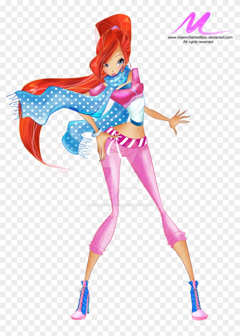 Bloom Cafe Style Png By Miaenchantedfairy Bloom Cafe - Winx Club Bloom Cafe #1281476