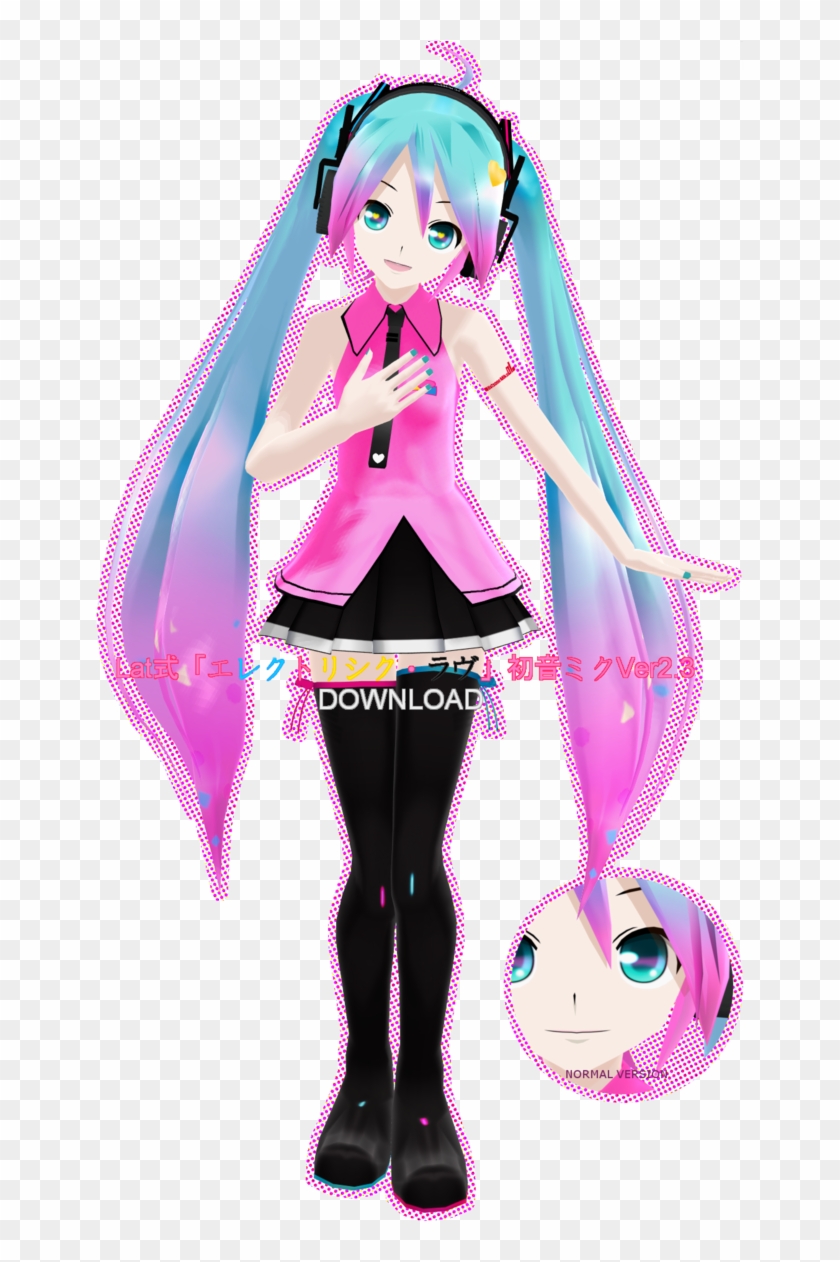 Lat Mirai-style Electric Love Miku By Mmdanimatio357 - Mmd Electric Love Miku #1281528