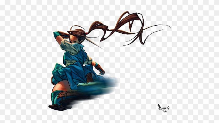 Separate Versions From Street Fightervideo - Street Fighter 5 Ibuki Draw #1281537
