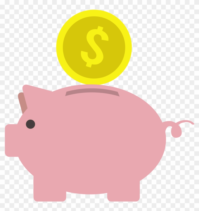 Piggy Bank Money - Piggy Bank Vector Png #1281593