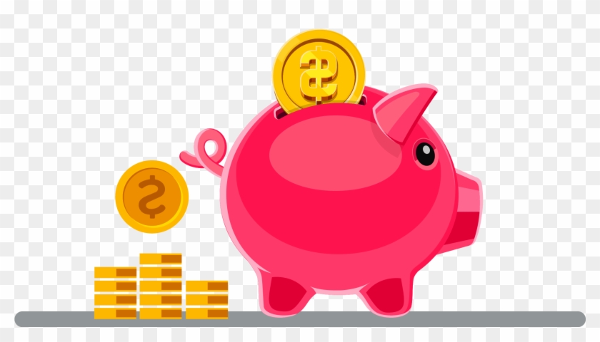 Domestic Pig Piggy Bank Money - Piggy Bank Png #1281623