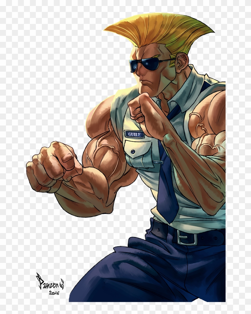 Guile artwork #2, Street Fighter 4