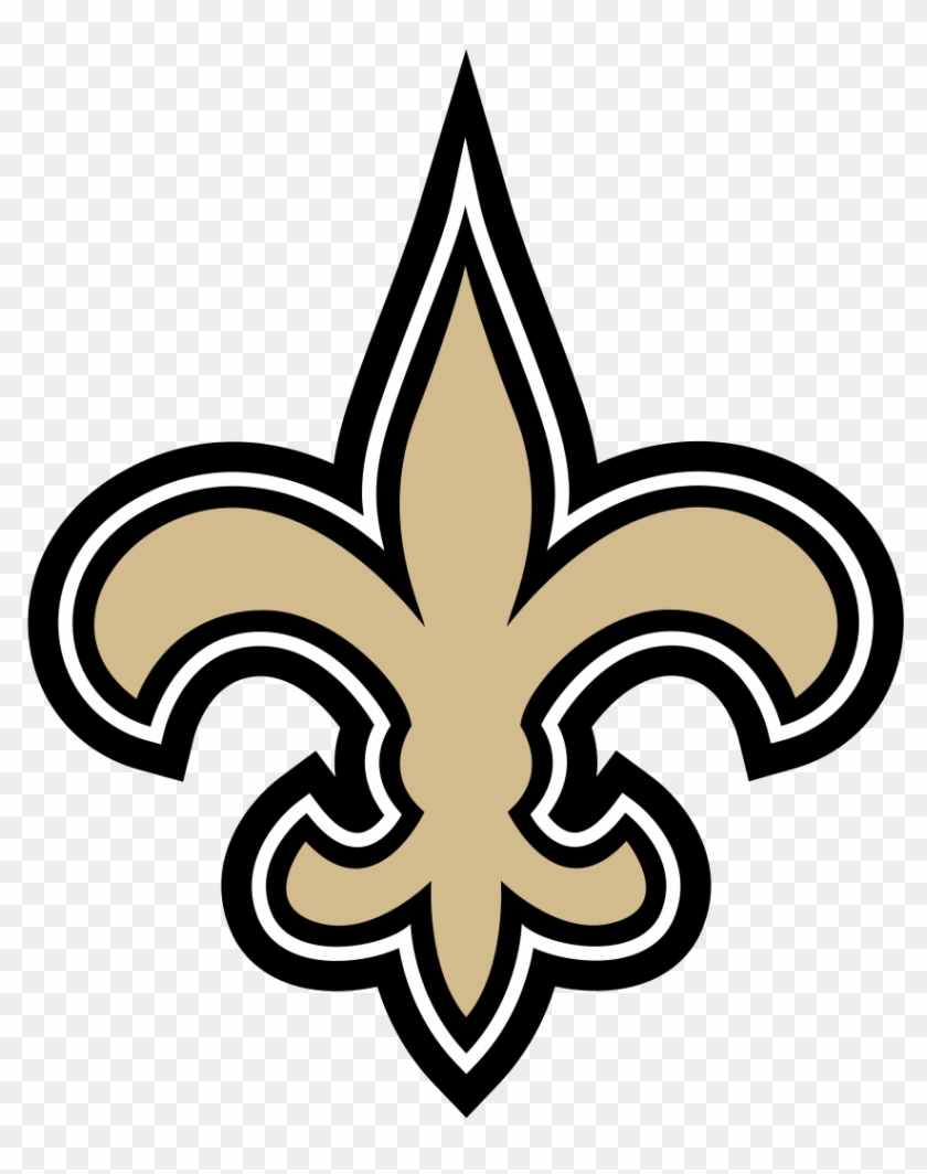 Fleur De Lis Clipart - Saints Fleur De Lis #1281690