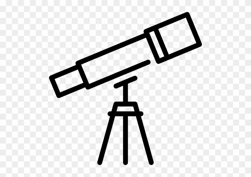 Telescope Free Icon - Telescope Outline #1281752