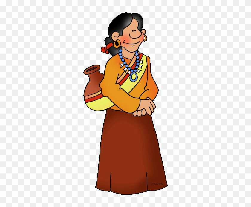 Southwest Navajo Woman - Native American Southwest Clothing #1281758