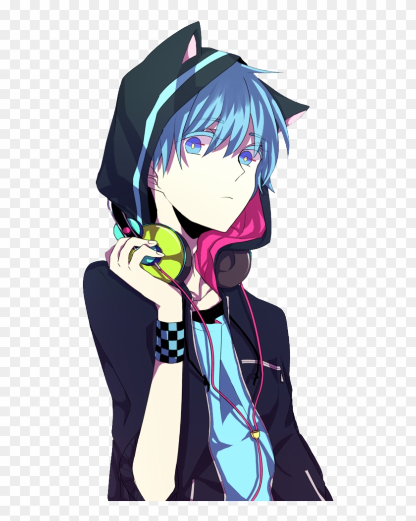 Anime Boy Render By Luxio56lavi-d51v1h8 By Hermae04 - Anime Boy With Headphones #1281908