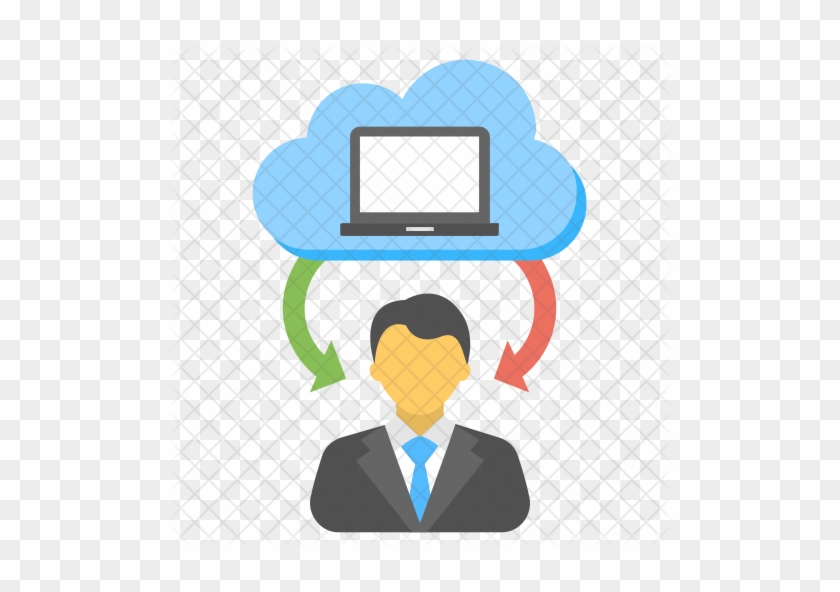 Cloud Representative Icon - Cartoon #1281920