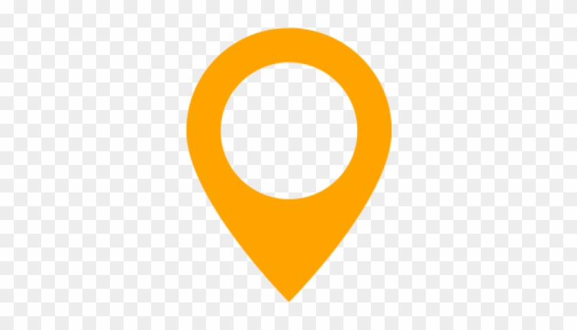 Directions And Transportation - Orange Map Marker Png #1281922