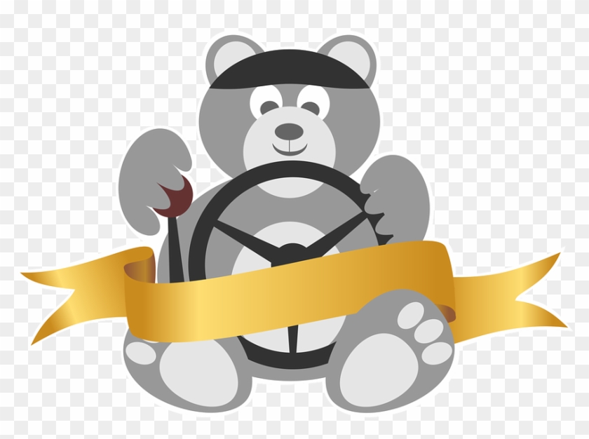 Vector, Bear, Trucker, Logo, Teddy Bear, Free Vector - Cartoon #1282092