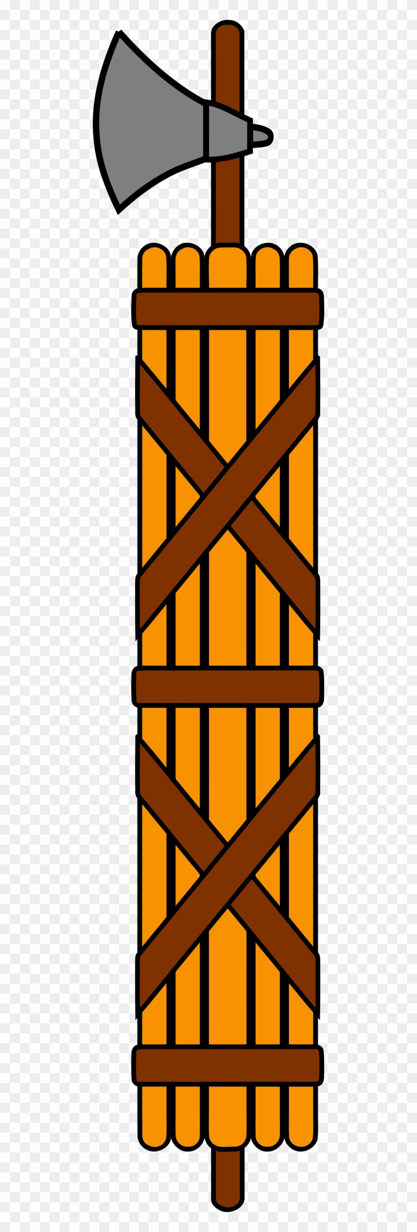 Ancient Rome Fasces Symbol Clip Art - Clip Art #1282188