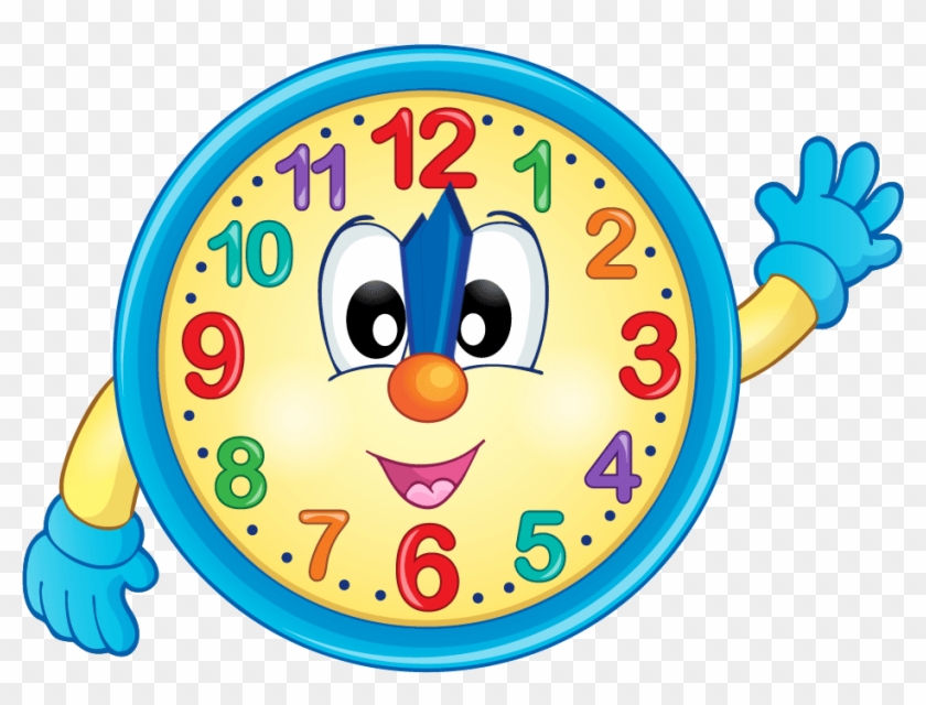 Preparing To Go Home - Cartoon Clocks - Free Transparent PNG Clipart Images  Download