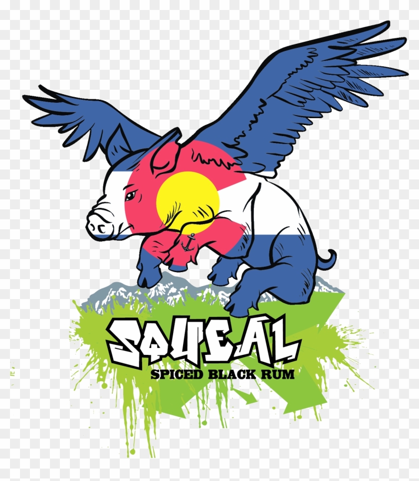 Logo Squeal Rum Denver Go Pig Or Go Home - Colorado #1282315