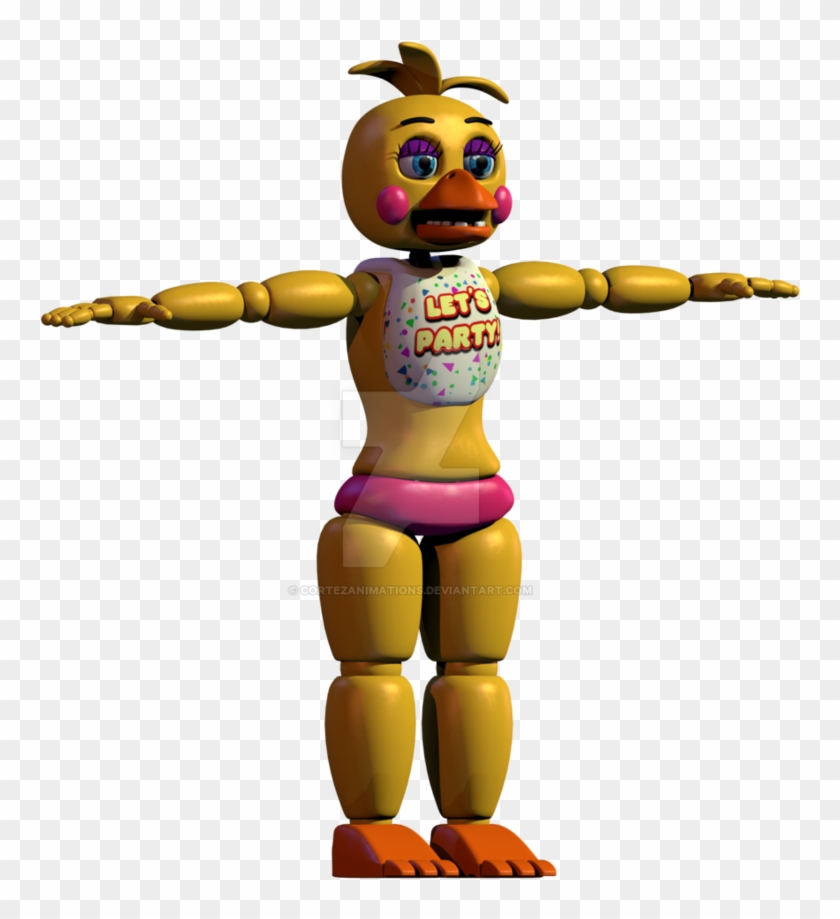 [progress] Toy Chica Wip 4 By Cortezanimations - Five Nights At Freddy's #1282362