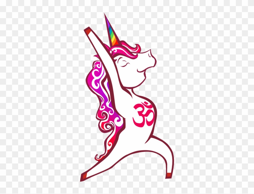 Breathe Life And Positivity Into Your Every Day With - Yoga Unicorn #1282443