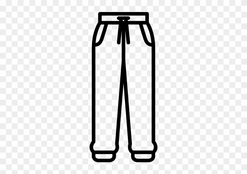 Sweatpants Free Icon - Sweatpants Clipart Black And White - Free ...