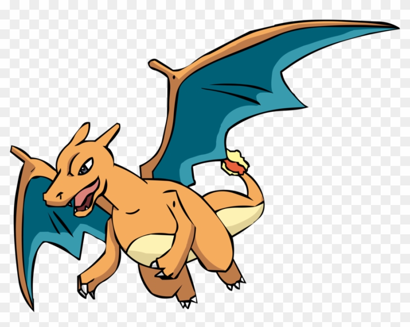 Charizard By Athosiana - Cartoon Charizard Png #1282608