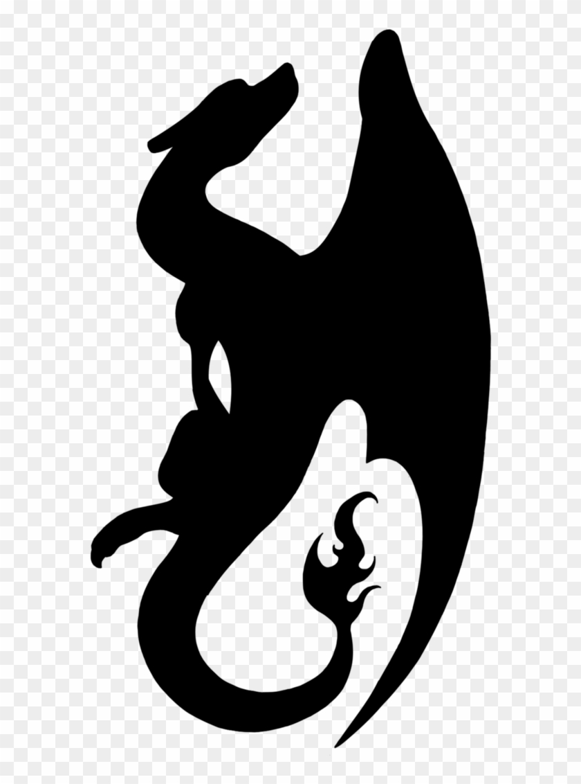 Charizard Silhouette By Xxpsychowolfiexx On Deviantart - Charizard Silhouette #1282616