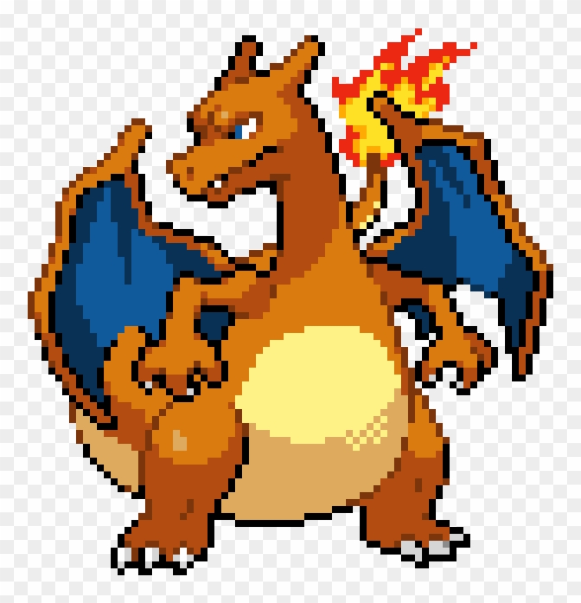 Charizard - Pixel Art Minecraft Charizard #1282772