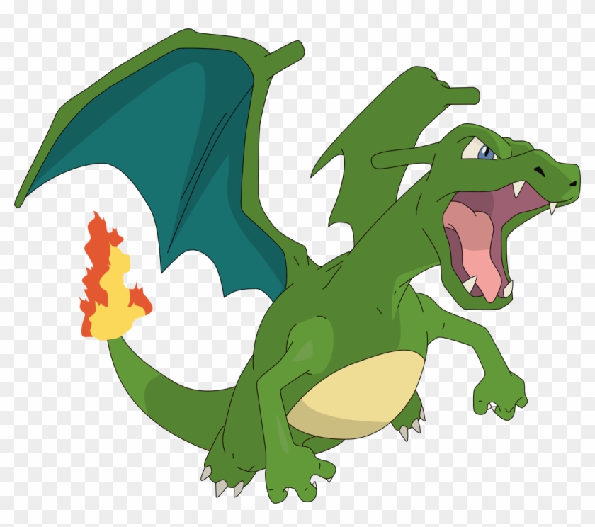 Classic Green Dragon Charizard , - Dragon #1282776