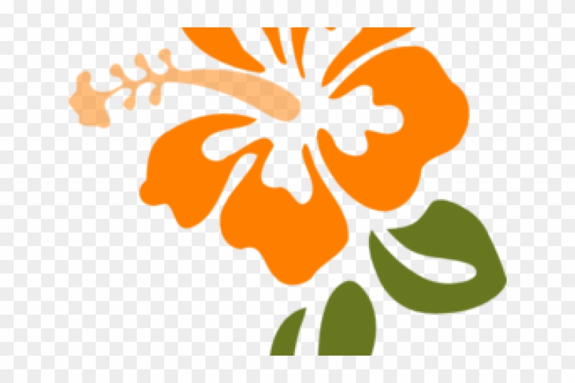 Orange Clipart Gumamela - Hibiscus Clip Art #1282951