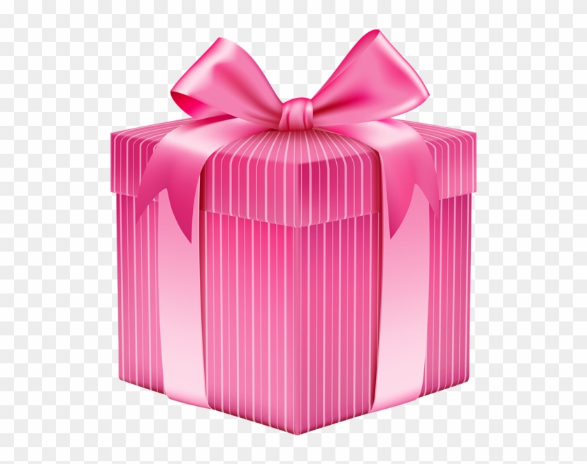 Pink Gift Box Png #1282979