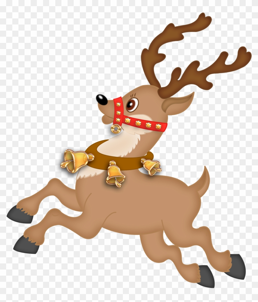 Cute Reindeer Png Clipart Png - Cartoon #1283010