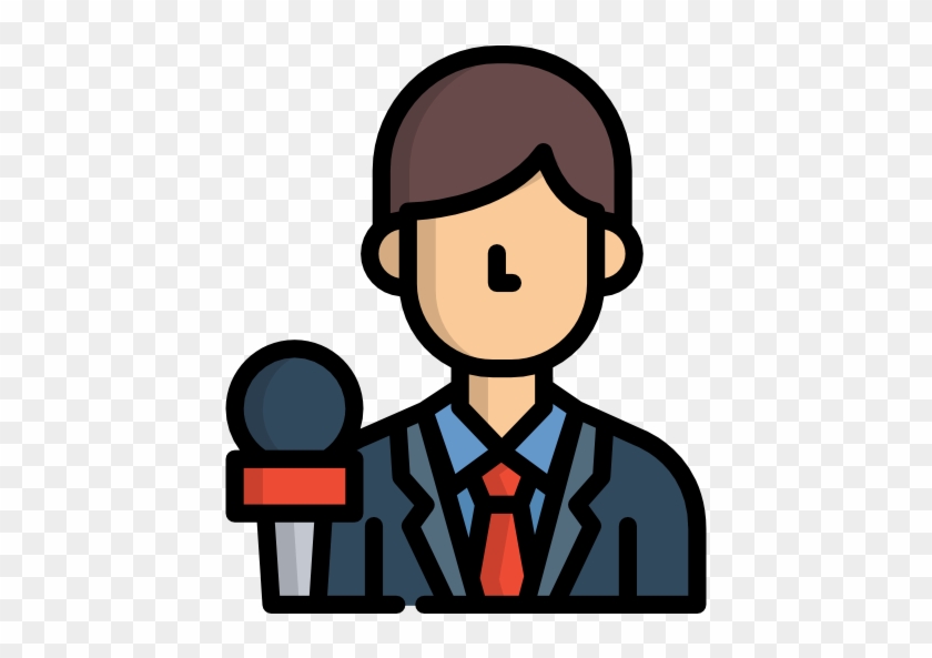 News Reporter Free Icon - Icon #1283041